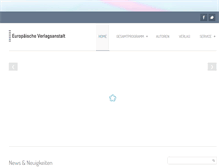 Tablet Screenshot of europaeische-verlagsanstalt.de